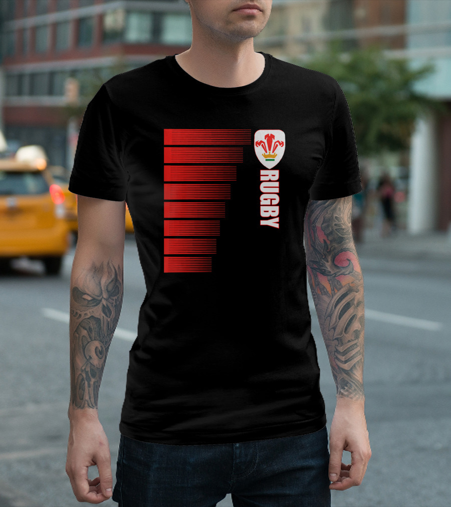 Wales Rugby Jersey Welsh Rugby 2 Sided P Iconic T-Shirt