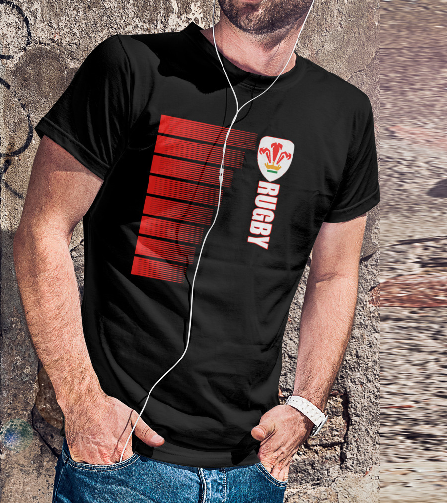 Wales Rugby Jersey Welsh Rugby 2 Sided P Iconic T-Shirt