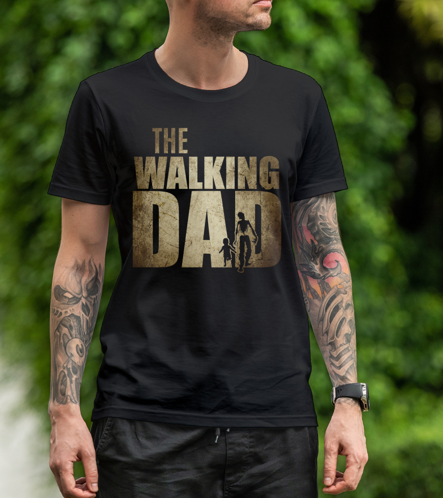 The Walking Dad Funny Father's Day Parody Gift T-Shirt