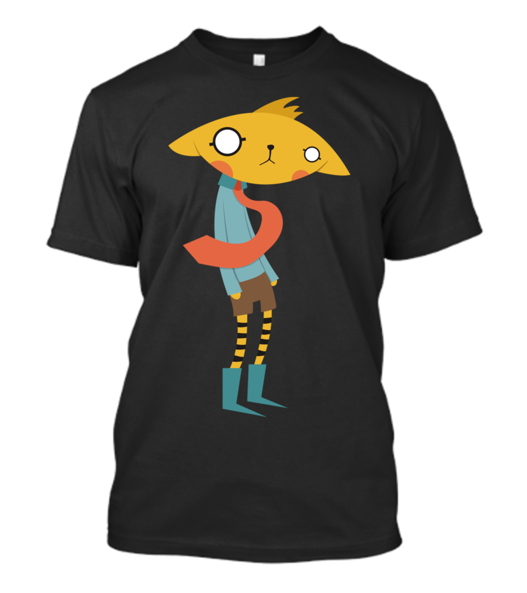Night In The Woods Mae Cat With Tie T-Shirt