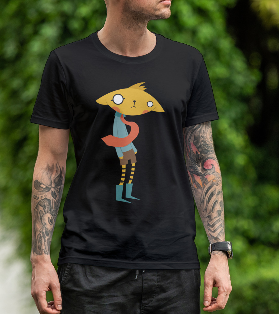 Night In The Woods Mae Cat With Tie T-Shirt