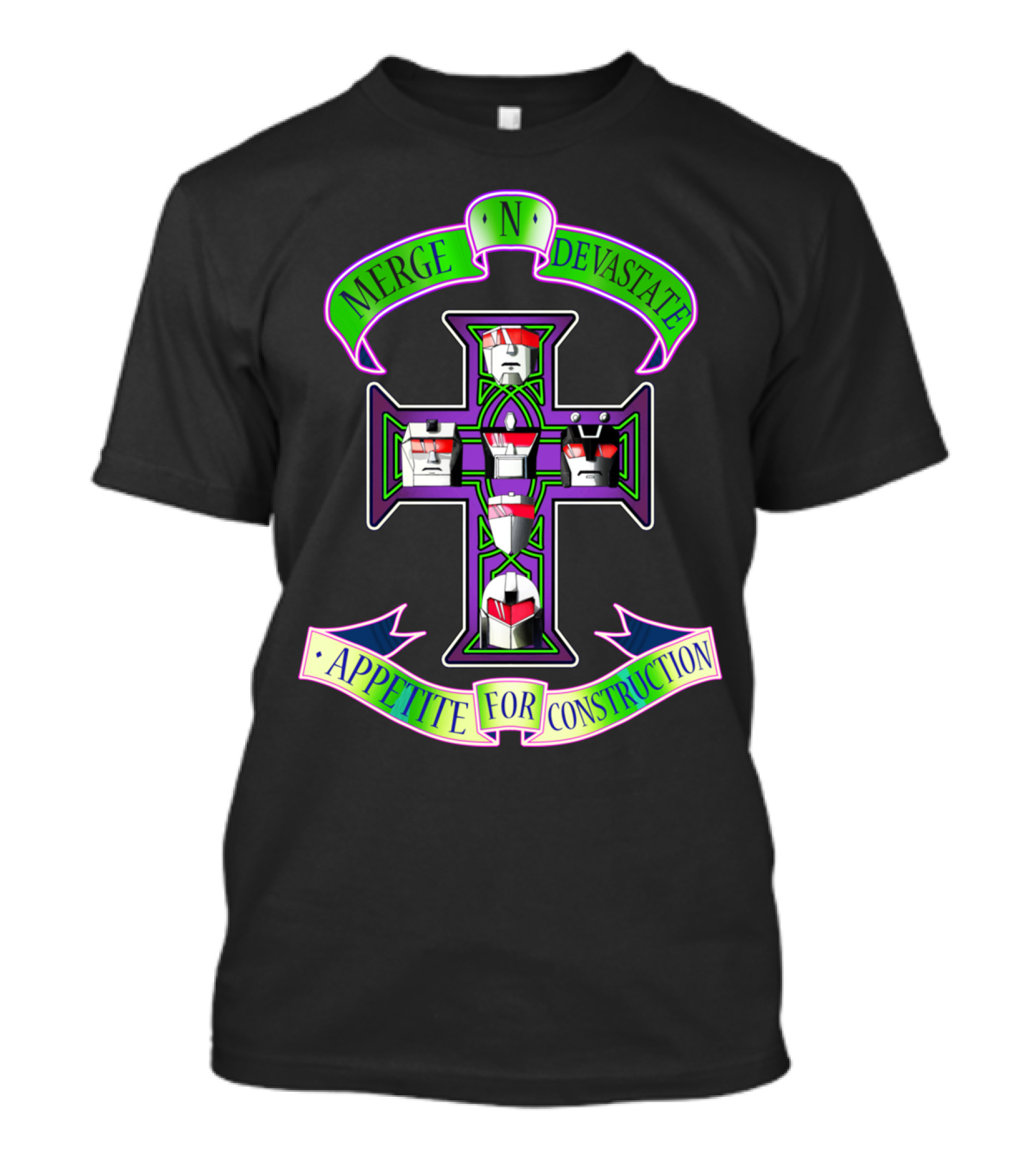 Merge N Devastate Appetite For Construction T-Shirt