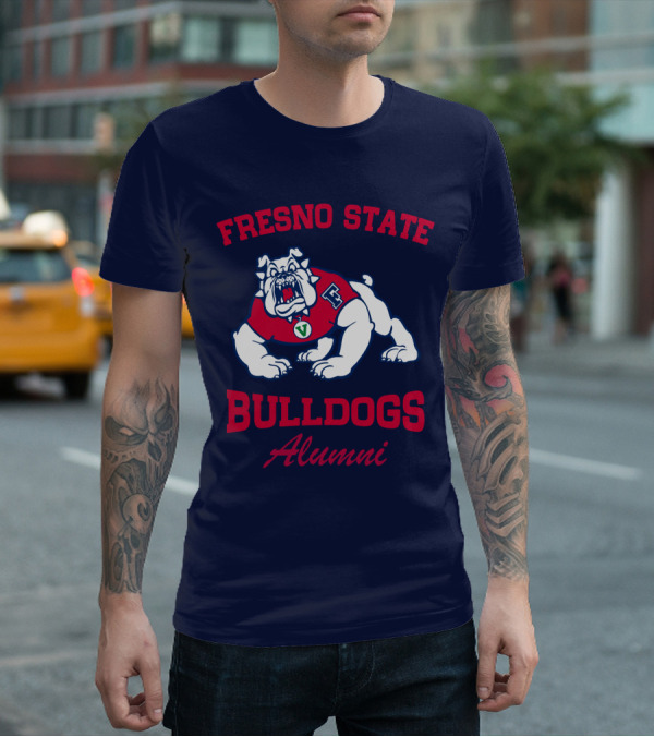 Fresno State Bulldogs Alumni Bulldog Mascot T-Shirt