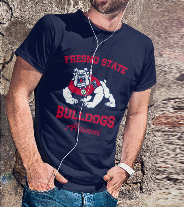Fresno State Bulldogs Alumni Bulldog Mascot T-Shirt