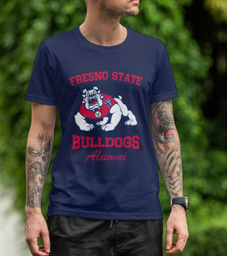 Fresno State Bulldogs Alumni Bulldog Mascot T-Shirt