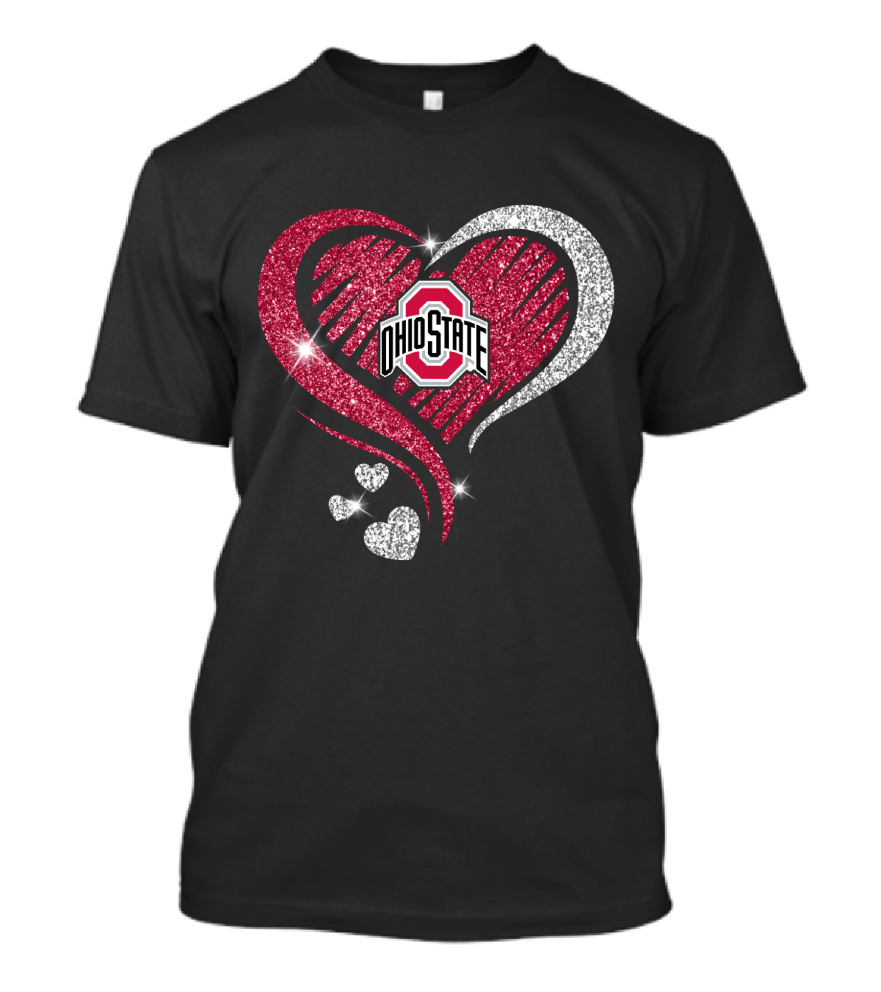 OHIO STATE SPARKLING HEART T-Shirt