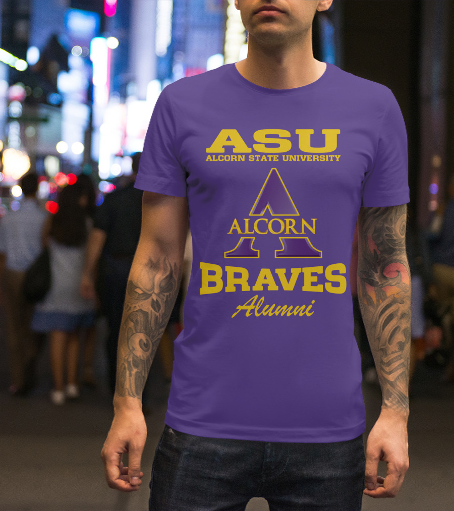 ASU Alcorn State University Braves Alumni T-Shirt