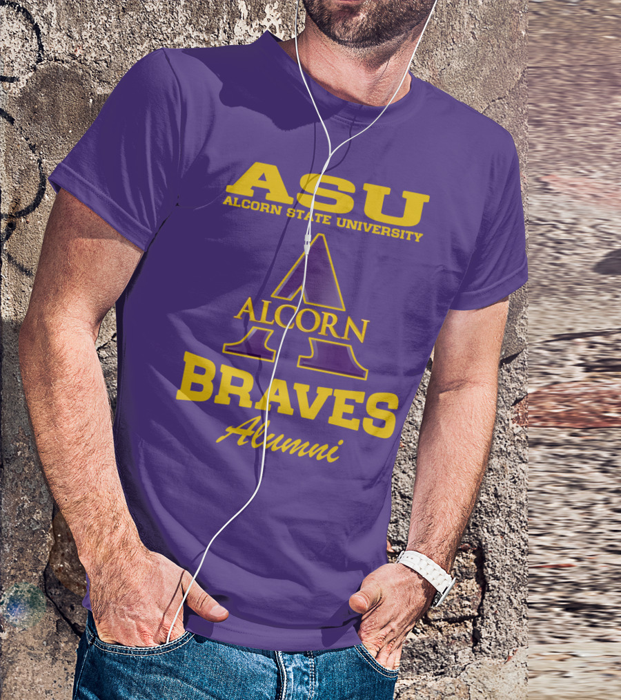 ASU Alcorn State University Braves Alumni T-Shirt