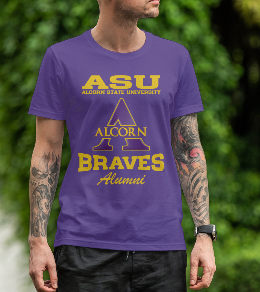 ASU Alcorn State University Braves Alumni T-Shirt
