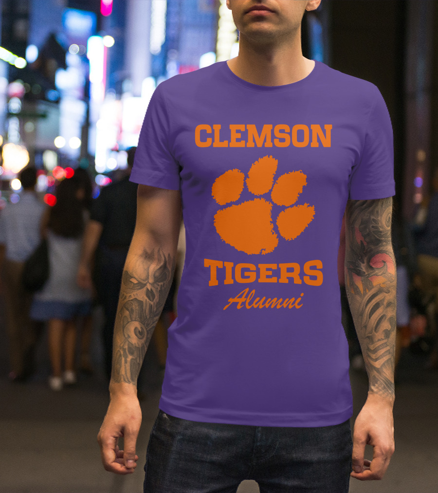 Clemson Tigers Alumni Paw Prints T-Shirt