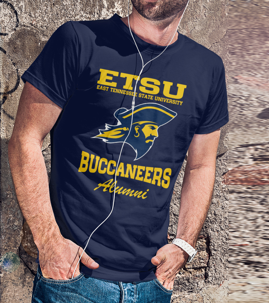 ETSU East Tennessee State University Buccaneers Alumni T-Shirt