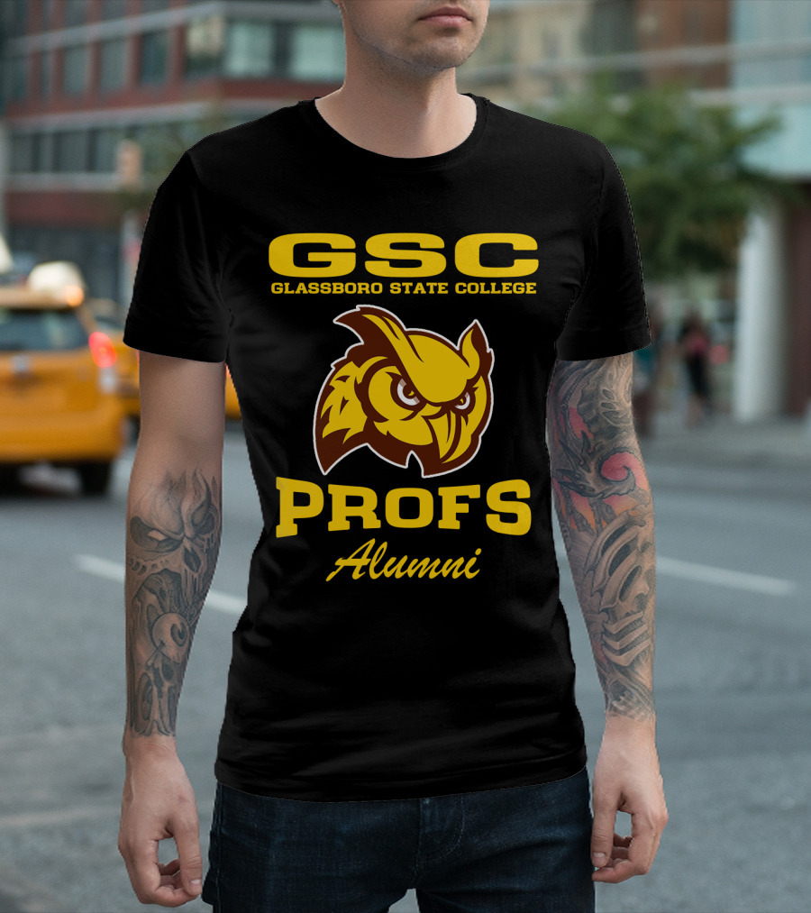 GSC Glassboro State College Profs Alumni Owl T-Shirt