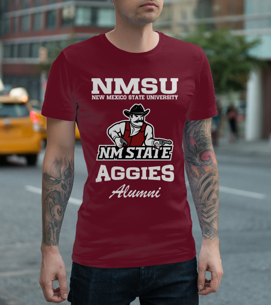 NMSU New Mexico State University NM State Aggies Alumni T-Shirt