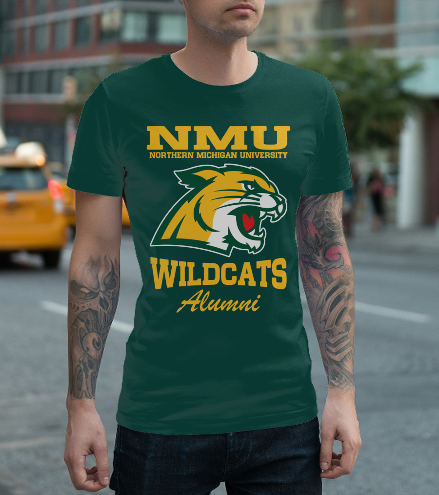 NMU Northern Michigan University Wildcats Alumni T-Shirt