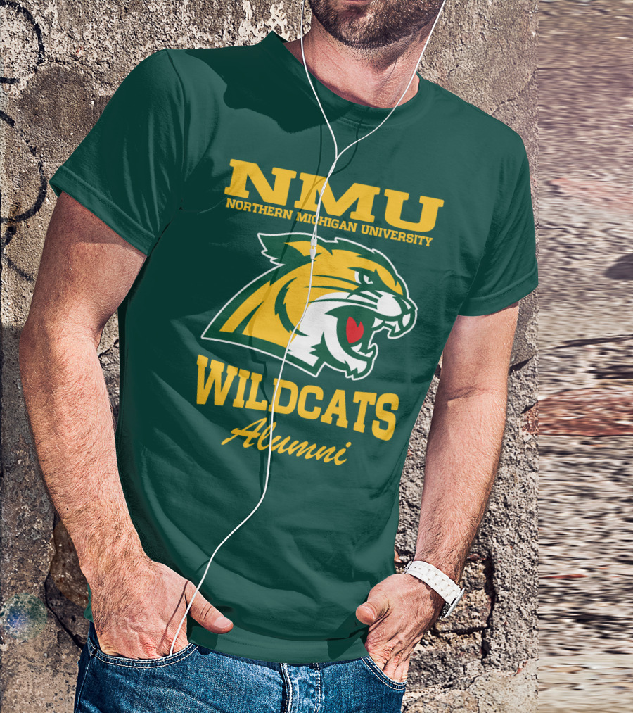 NMU Northern Michigan University Wildcats Alumni T-Shirt