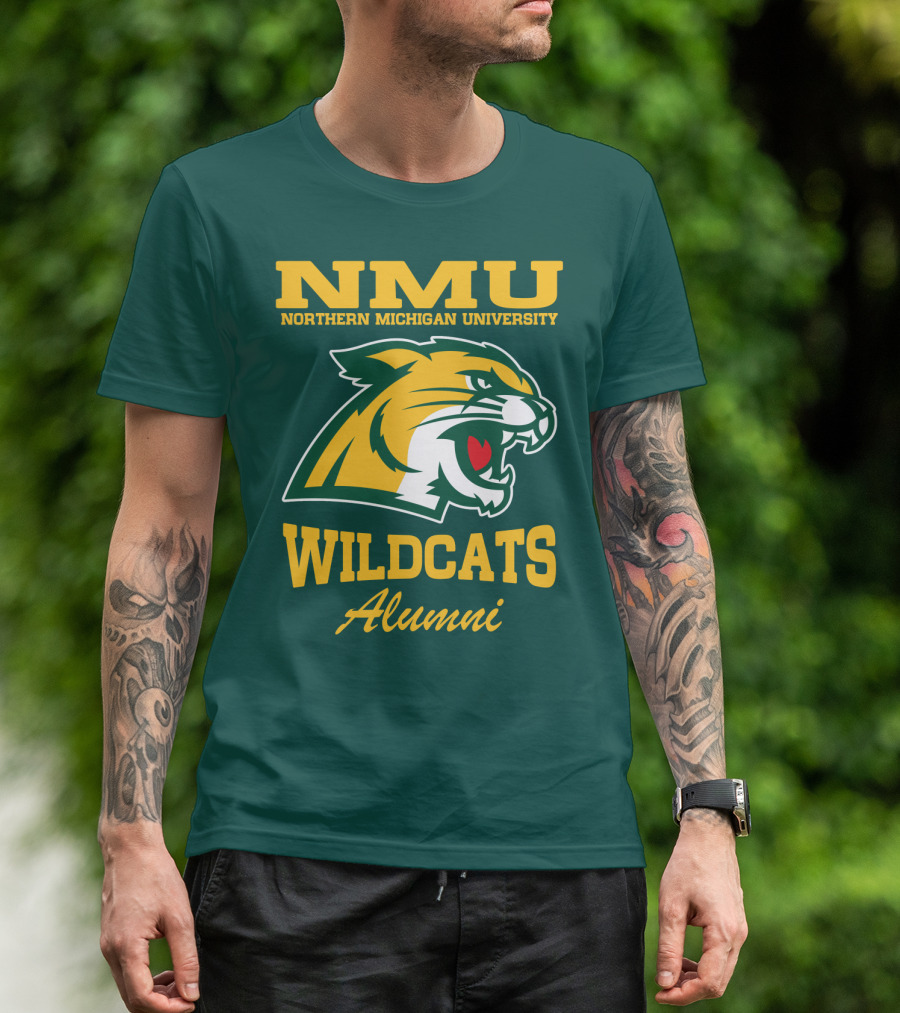 NMU Northern Michigan University Wildcats Alumni T-Shirt