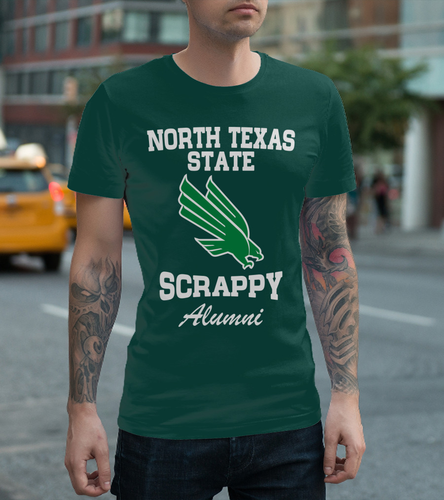 North Texas State Scrappy Alumni T-Shirt