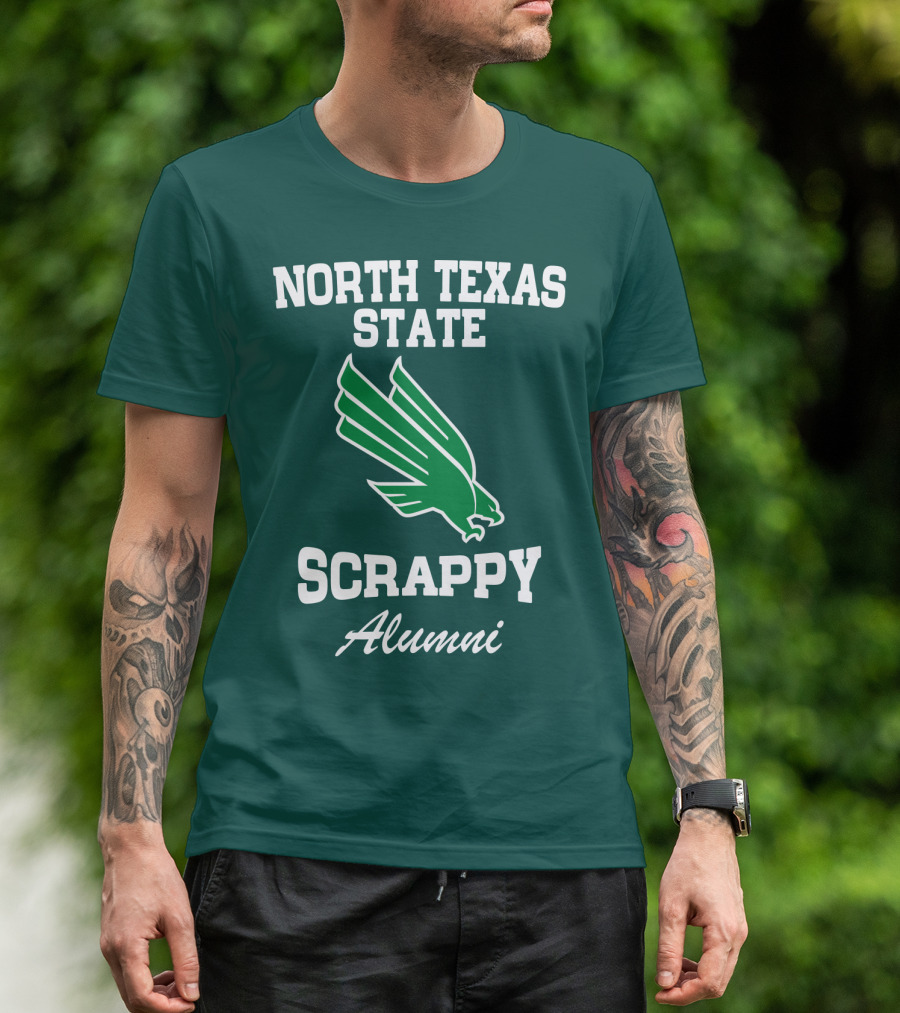 North Texas State Scrappy Alumni T-Shirt