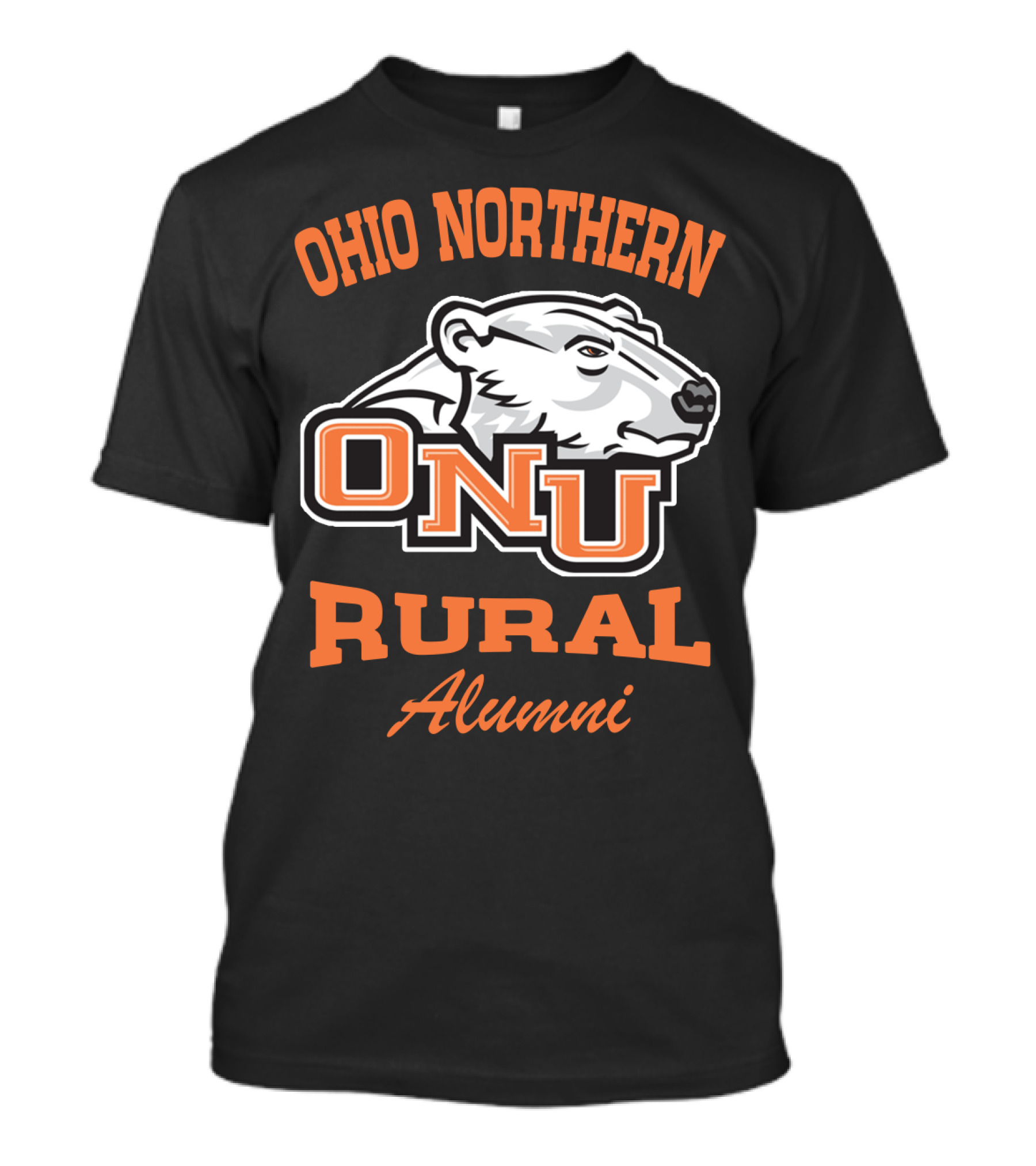 Ohio Northern ONU Rural Alumni Polar Bear T-Shirt