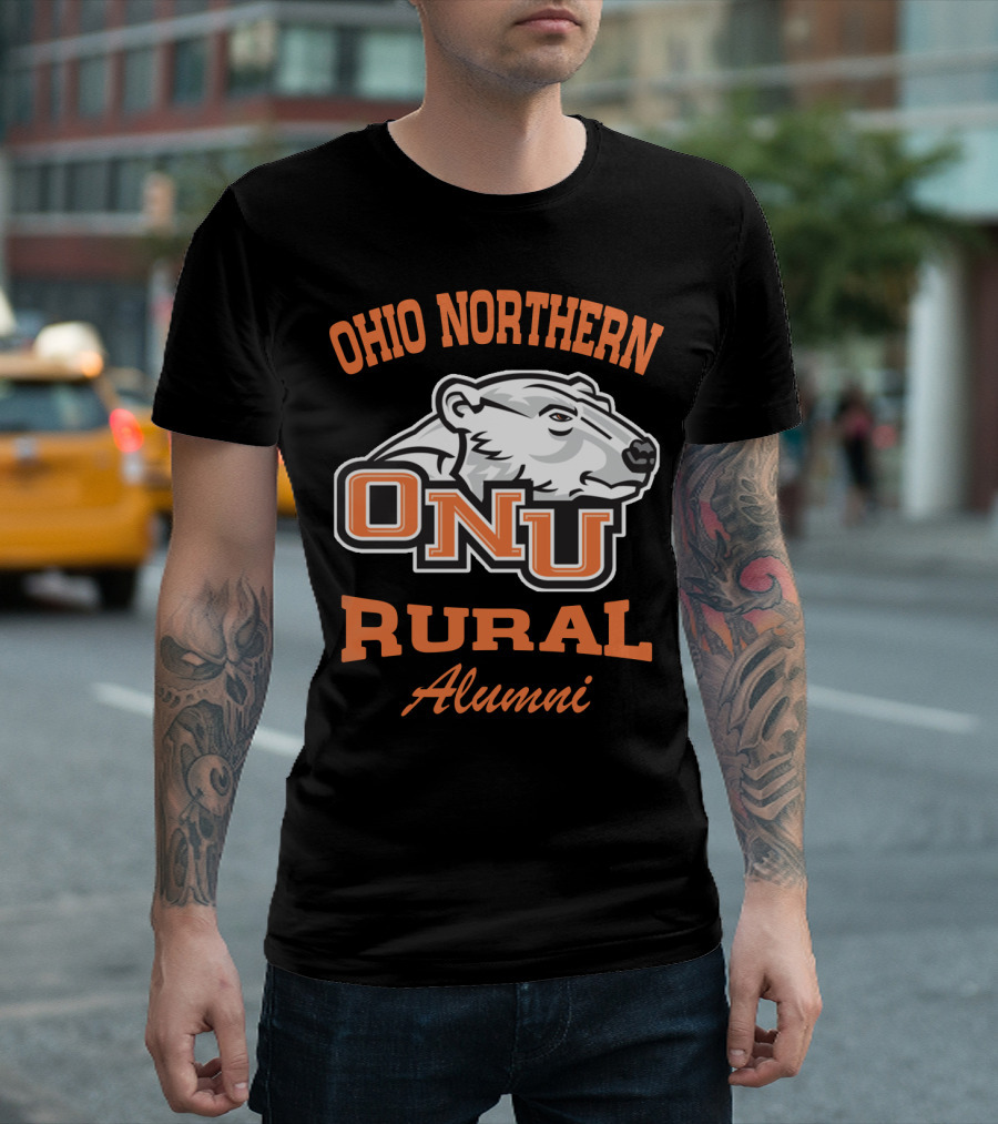 Ohio Northern ONU Rural Alumni Polar Bear T-Shirt