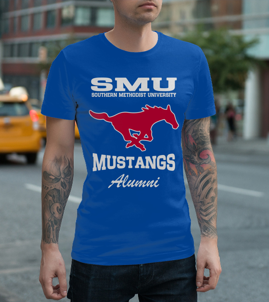 SMU Southern Methodist University Mustangs Alumni T-Shirt