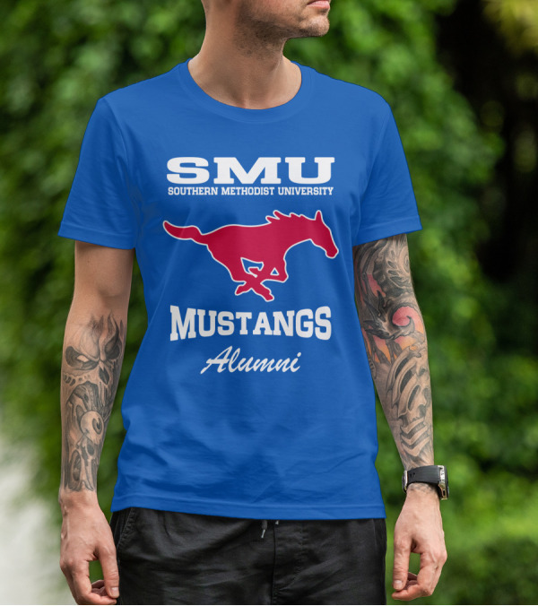 SMU Southern Methodist University Mustangs Alumni T-Shirt