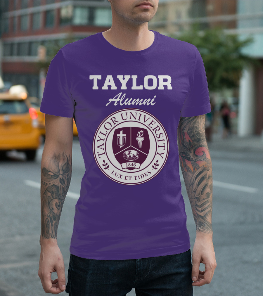 Taylor University Alumni Lux Et Fides 1846 T-Shirt