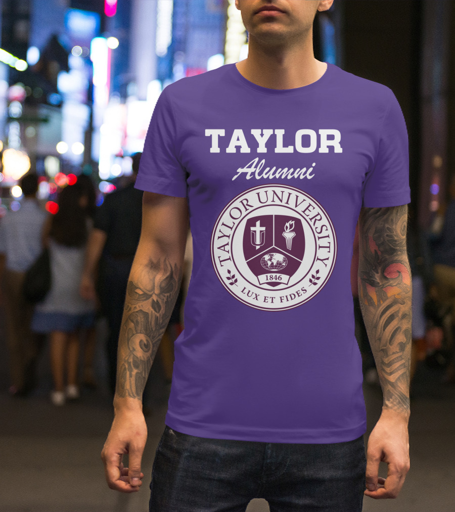 Taylor University Alumni Lux Et Fides 1846 T-Shirt