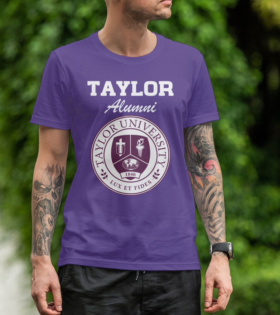 Taylor University Alumni Lux Et Fides 1846 T-Shirt