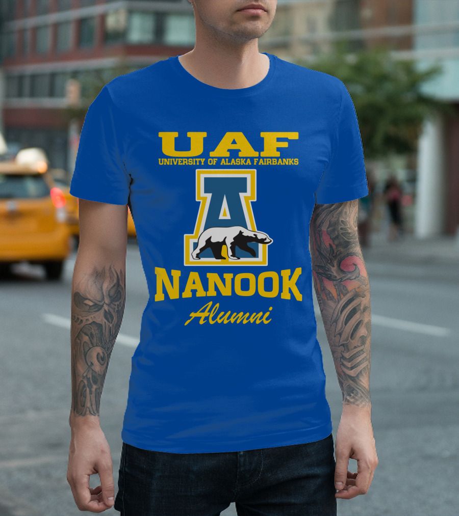 UAF University of Alaska Fairbanks Nanook Alumni T-Shirt