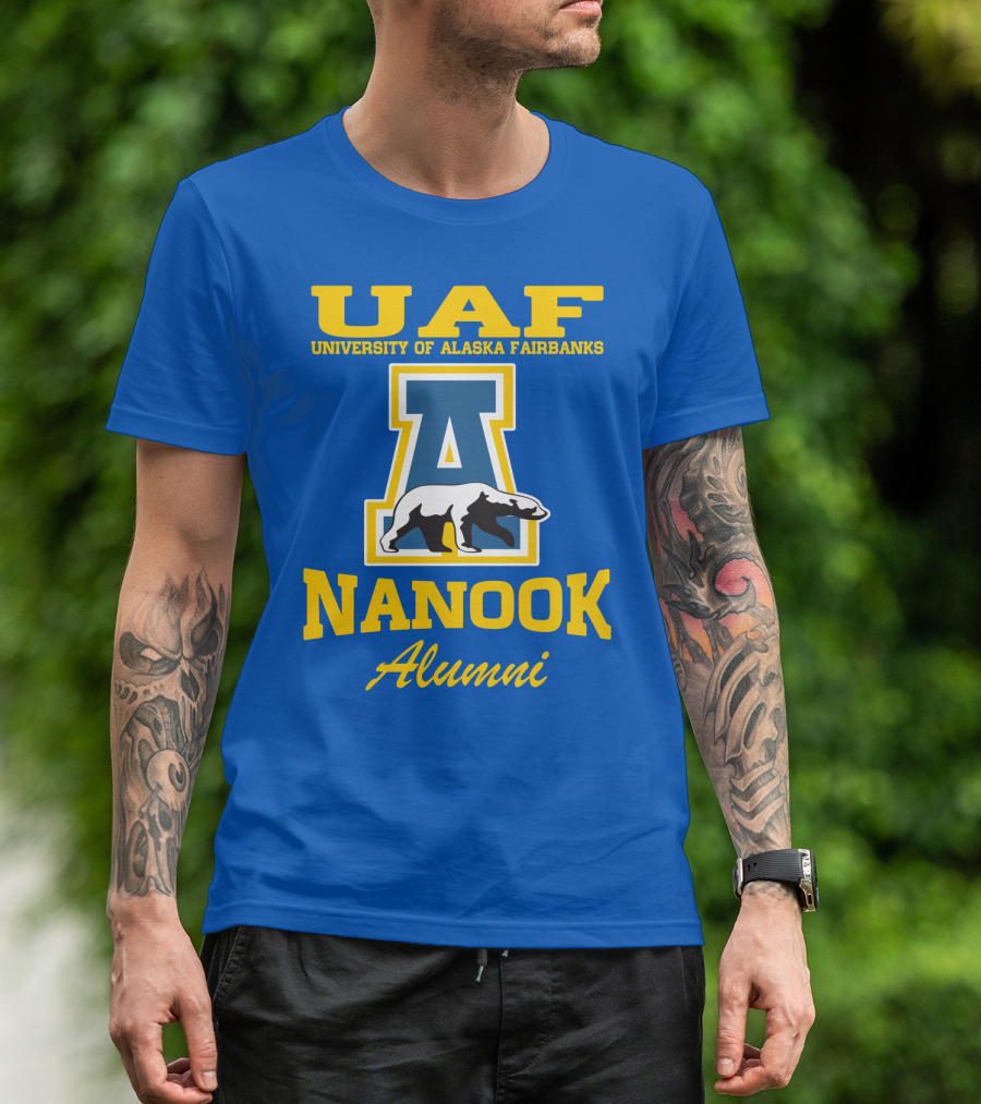 UAF University Of Alaska Fairbanks Nanook Alumni T-Shirt
