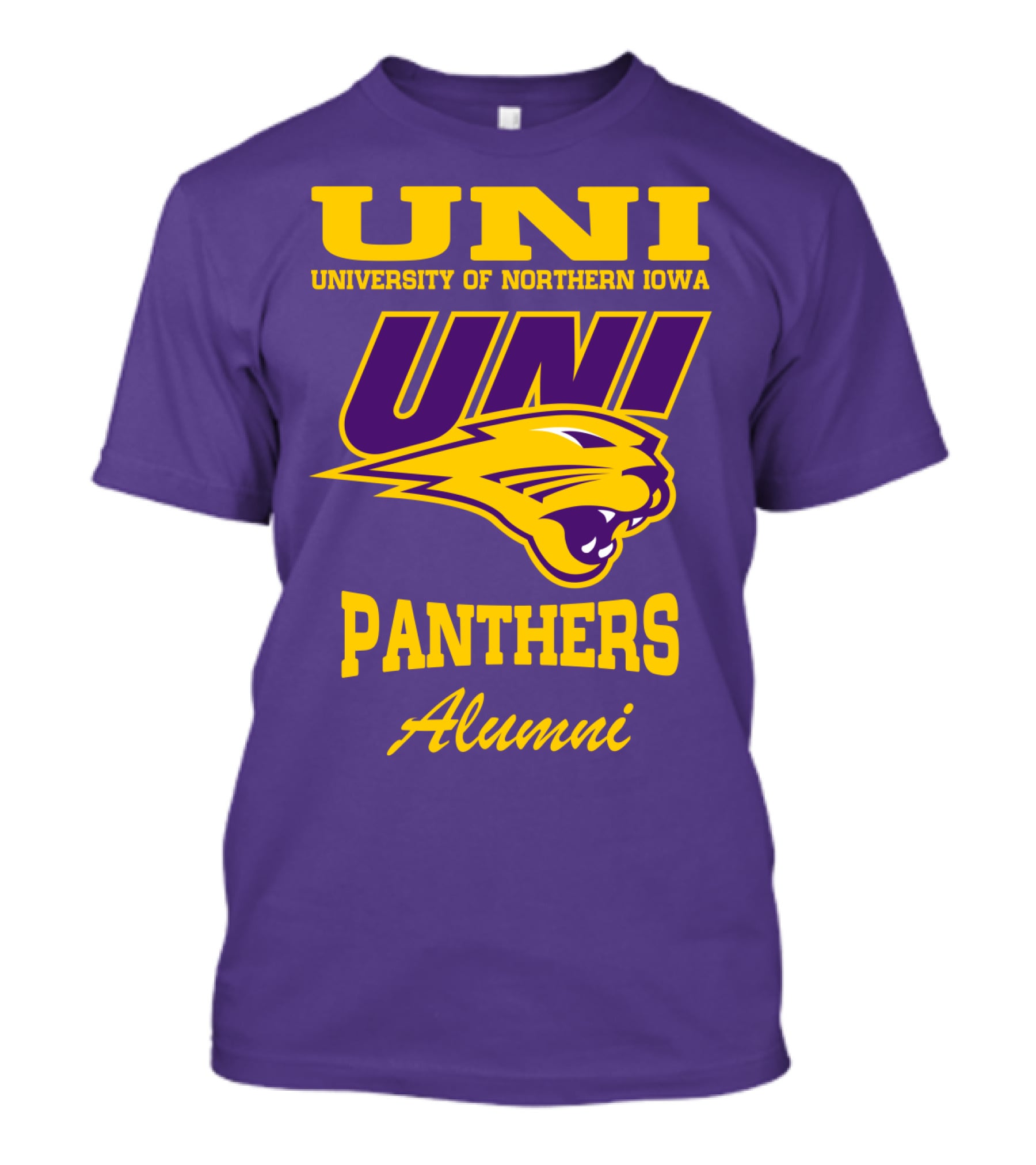 UNI University Of Northern Iowa Panthers Alumni T-Shirt