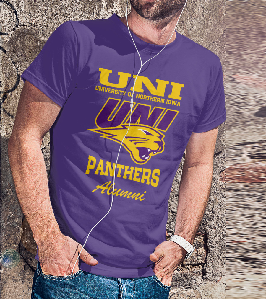 UNI University Of Northern Iowa Panthers Alumni T-Shirt