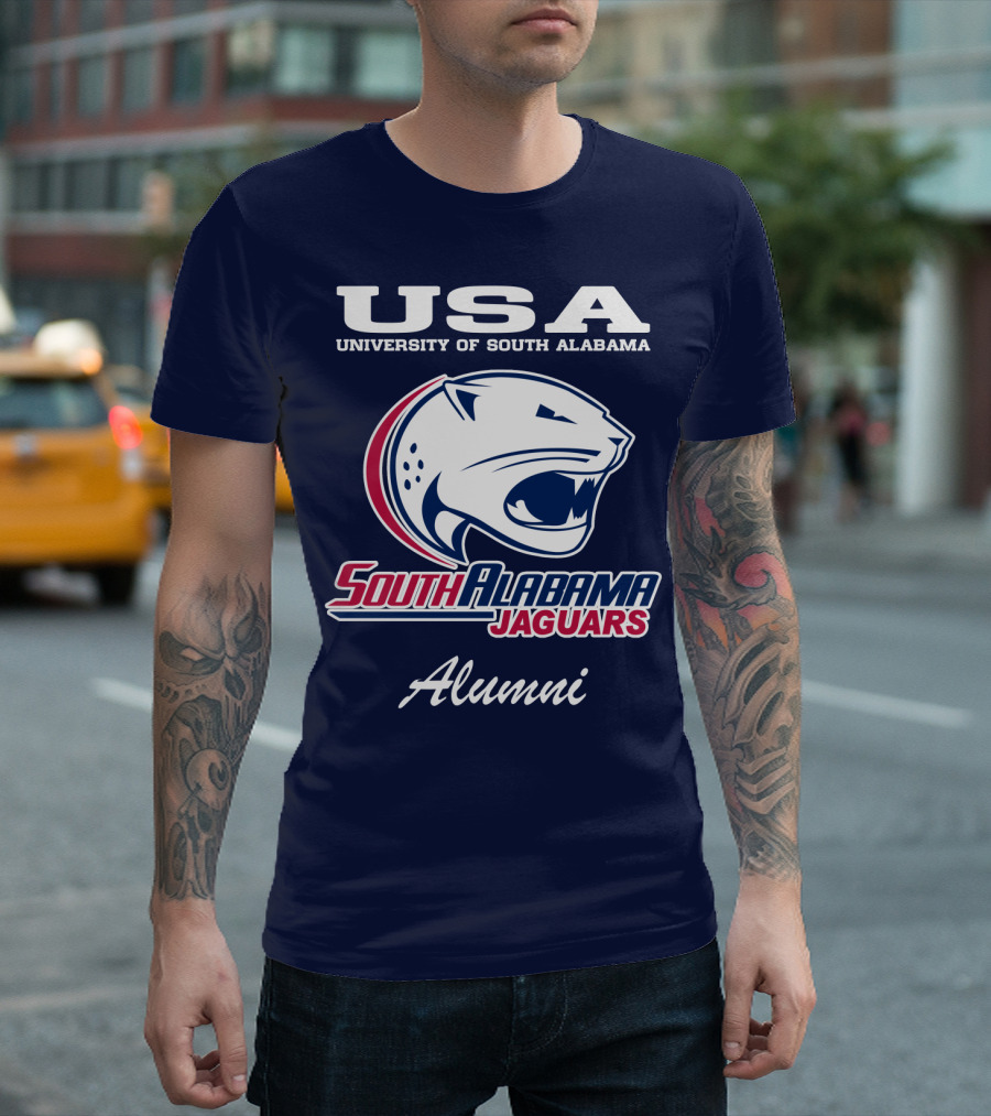 USA University of South Alabama South Alabama Jaguars Alumni T-Shirt