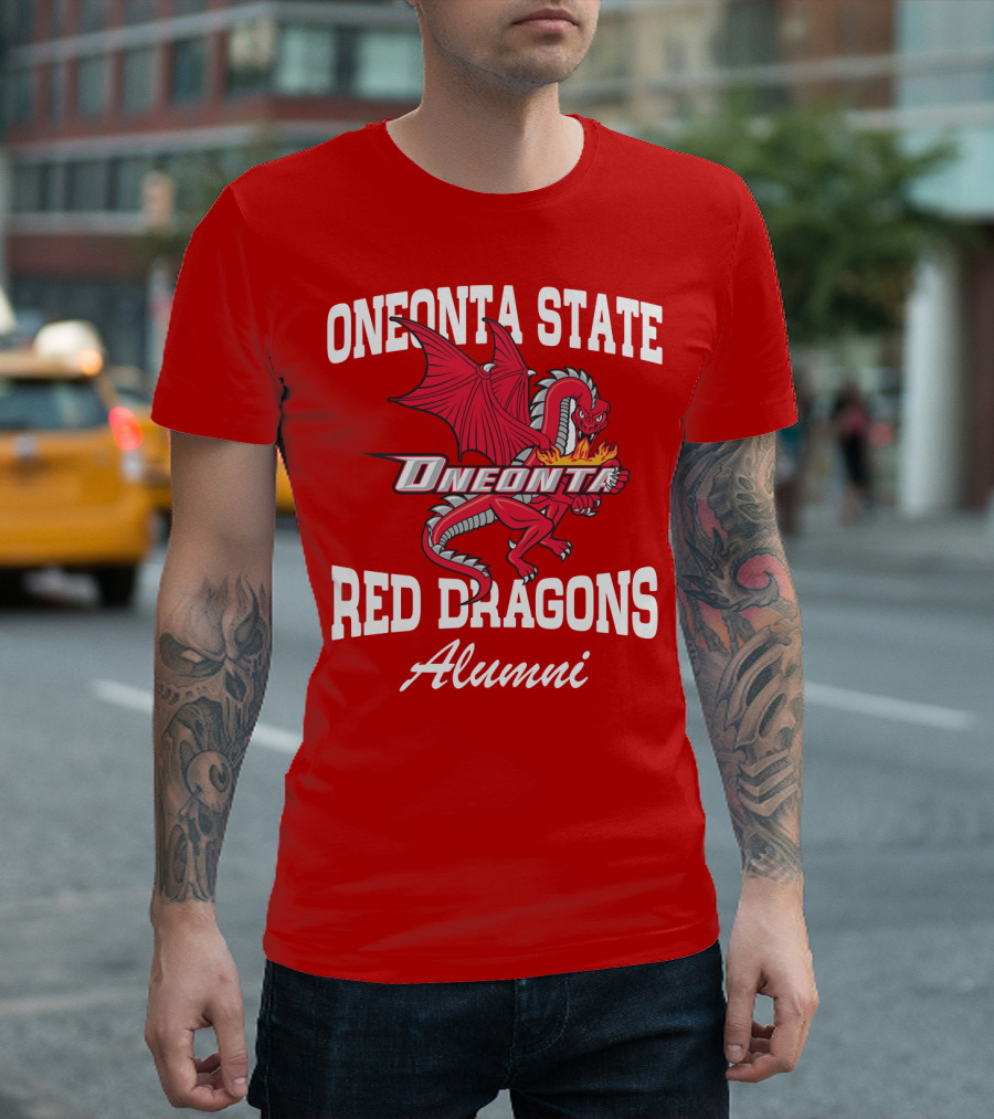 Oneonta State Red Dragons Alumni T-Shirt
