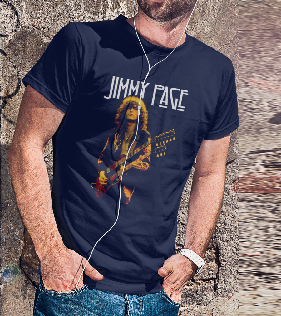 Jimmy Page Iconic Guitarist T-Shirt