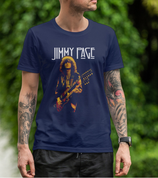 Jimmy Page Iconic Guitarist T-Shirt