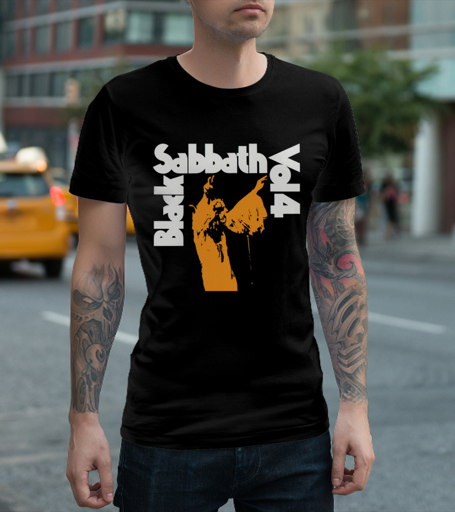 Black Sabbath Vol 4 Black T-Shirt