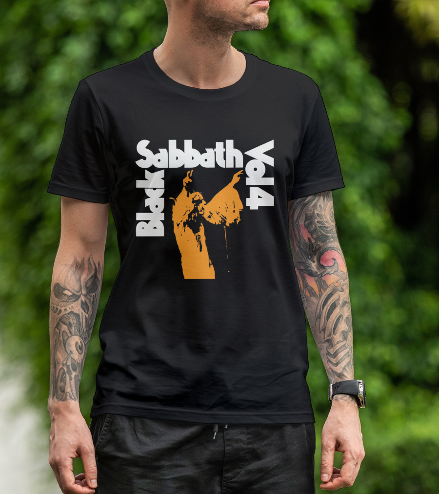 Black Sabbath Vol 4 Black T-Shirt