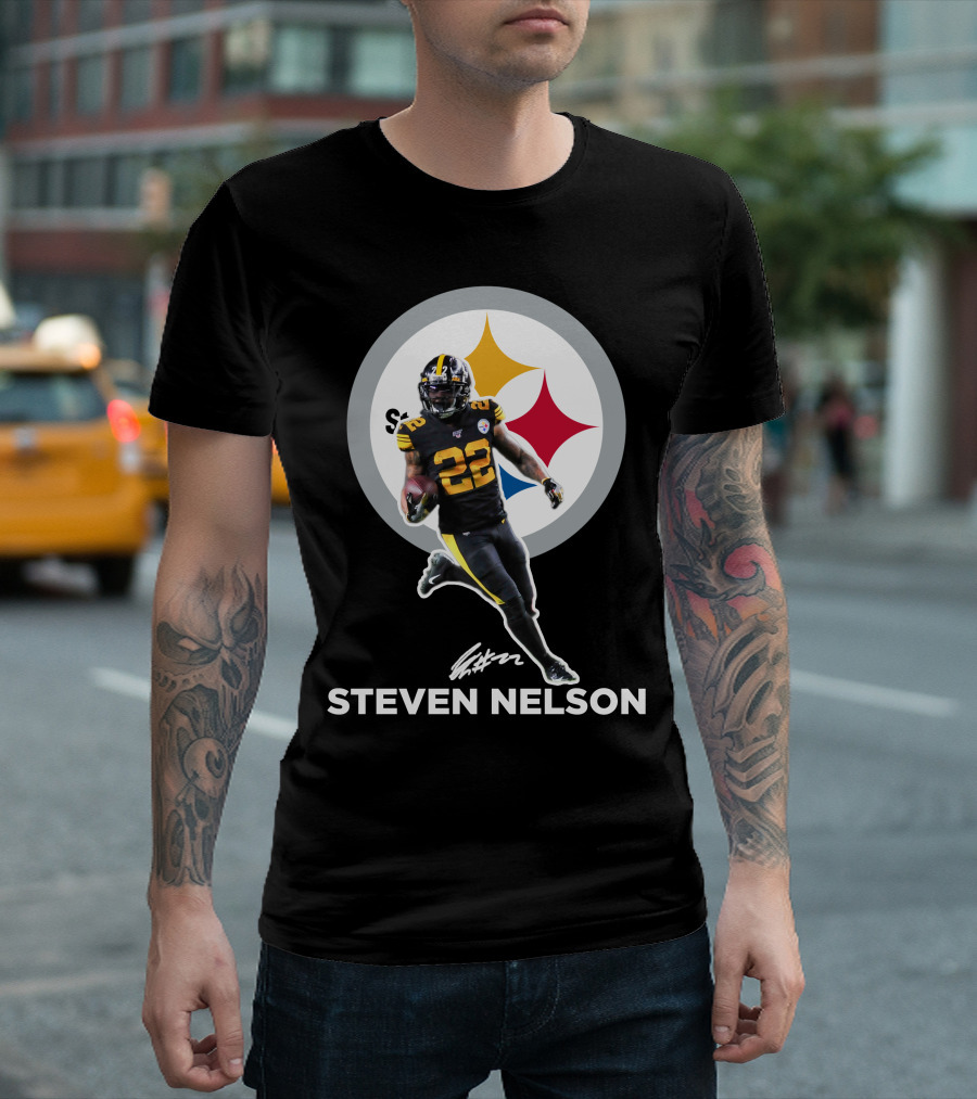 Steven Nelson Pittsburgh Football Number 22 T-Shirt