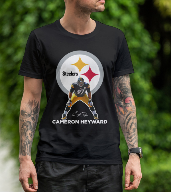 Cameron Heyward Pittsburgh Steelers 97 Nfl Player Signature T-Shirt