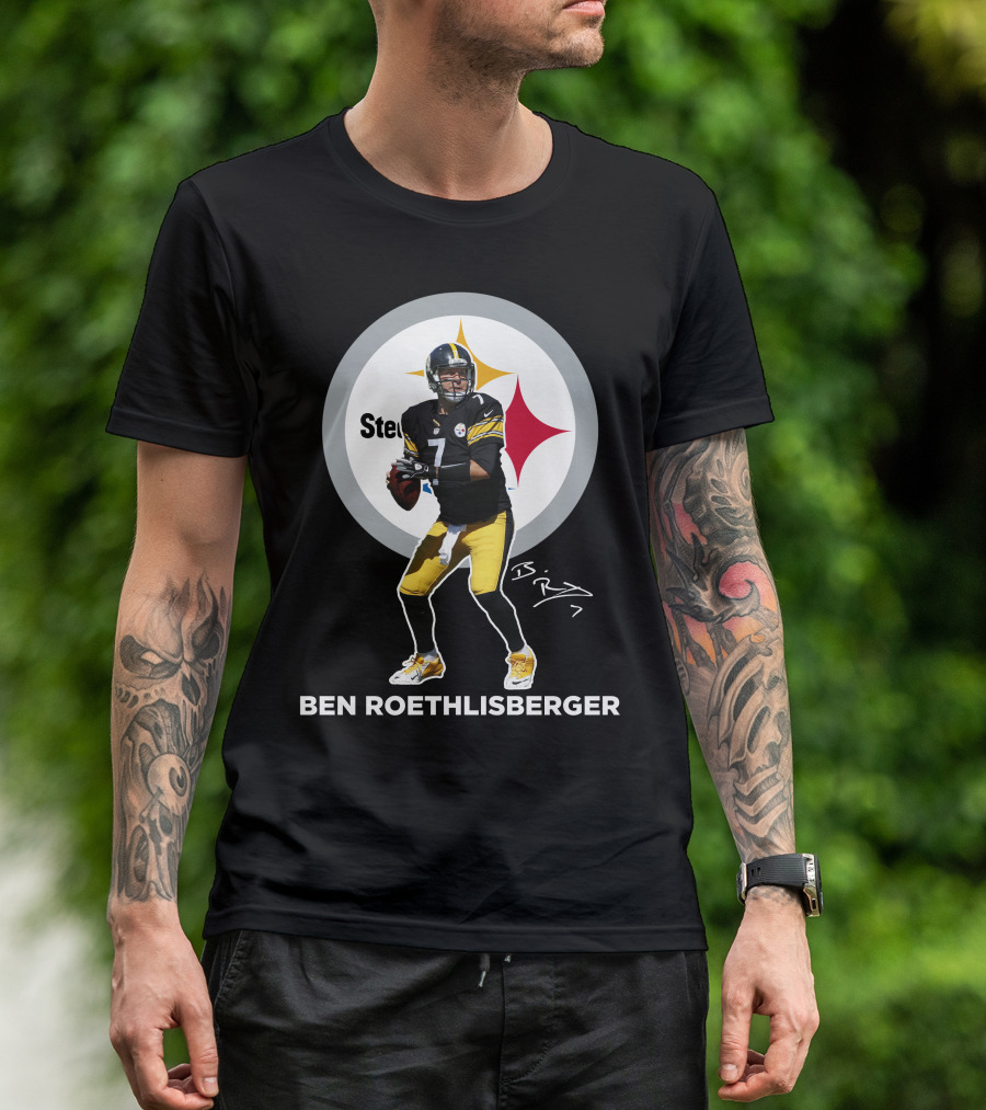 Ben Roethlisberger Steelers Number 7 T-Shirt