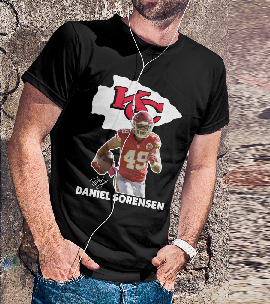 Daniel Sorensen Kansas City Chiefs 49 NFL Football Player T-Shirt