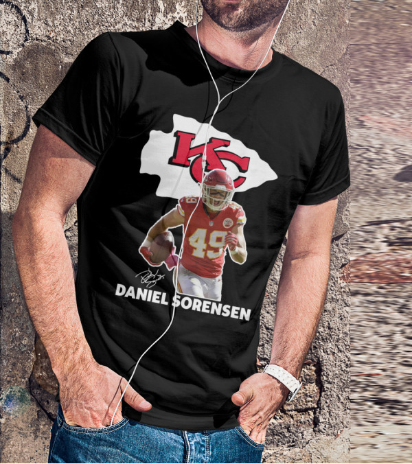 Daniel Sorensen Kansas City Chiefs 49 NFL Football Player T-Shirt