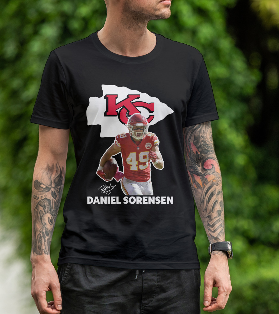 Daniel Sorensen Kansas City Chiefs 49 NFL Football Player T-Shirt