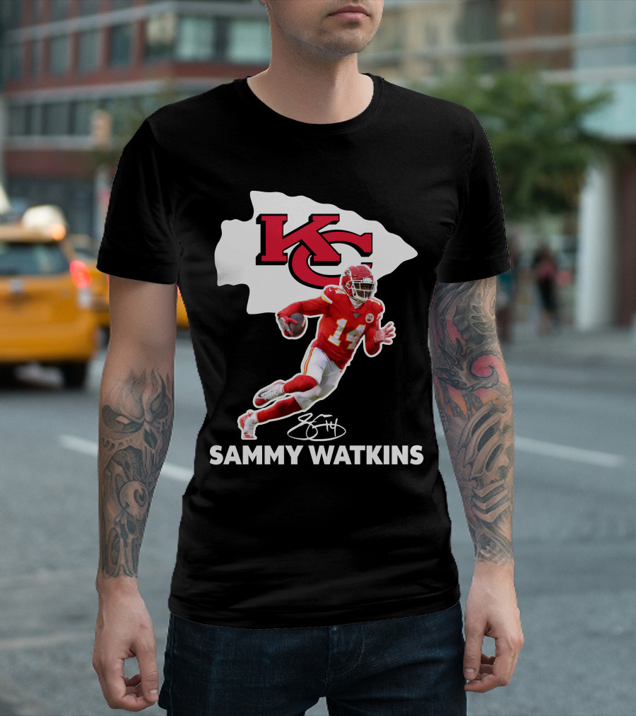 KC Sammy Watkins Kansas City Football Player 14 T-Shirt