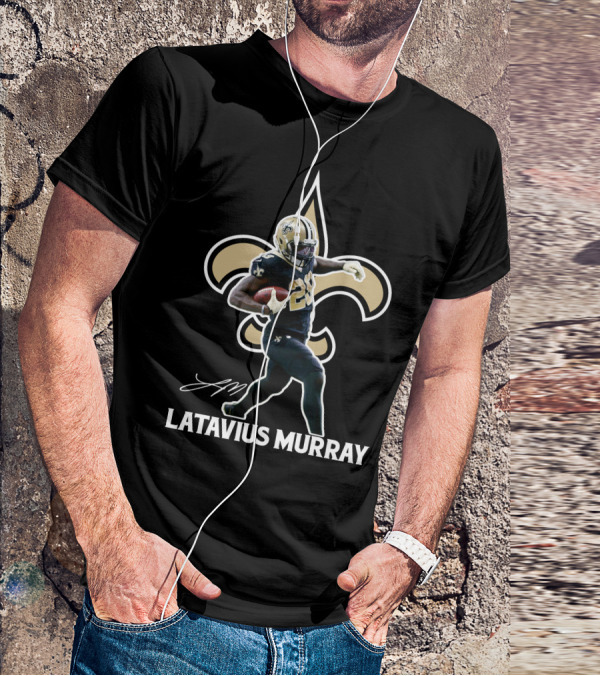 Latavius Murray New Orleans Saints NFL Fleur-de-lis T-Shirt