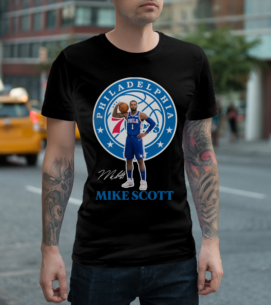 Philadelphia Mike Scott 76Er07 T-Shirt