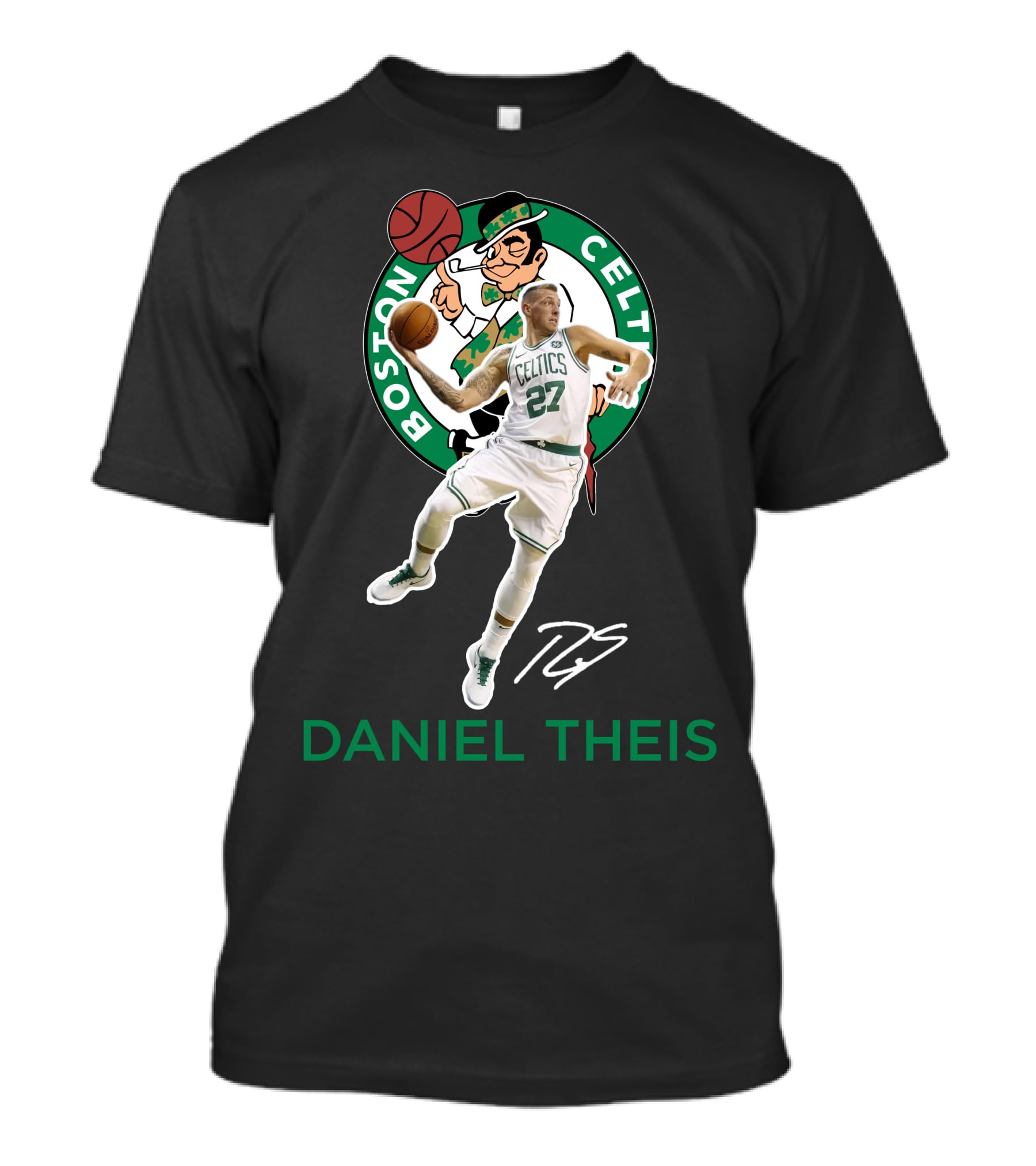 Boston Celtics Bc04 Daniel Theis T-Shirt
