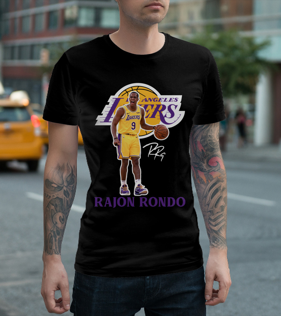 Los Angeles Lakers Rajon Rondo La04 T-Shirt
